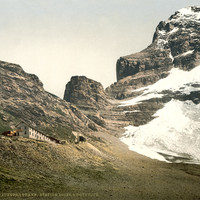 Eiger W, station Eigergletscher, en 1900 par Photoglob N°0000016875