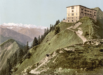Ancien hôtel du Stanserhorn, en 1900 par Photoglob N°0000001848 Ancien hôtel du Stanserhorn, en 1900 par Photoglob N°0000001848