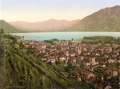 Locarno et Lac Majeur, en 1900 par Photoglob N°0000009780 Locarno et Lac Majeur, en 1900 par Photoglob N°0000009780