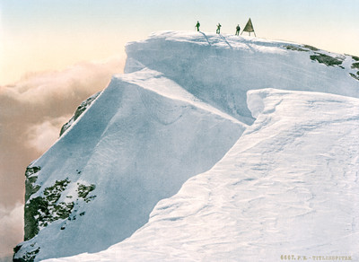 Sommet de Titlis, en 1900 par Photoglob N°0000006667 Sommet de Titlis, en 1900 par Photoglob N°0000006667