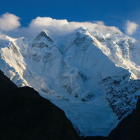 Rakaposhi as viewed from the road across the valley