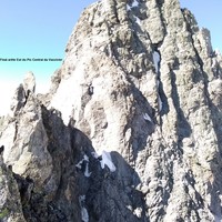 Partie finale de l'arête Est du pic Central de Vaccivier. Non gravie ?
