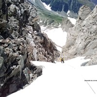 Descente sud du col de Vaccivier