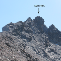 Aiguille de Scolette, versant SW
