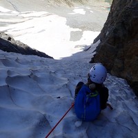 9/08/20 Et suivant la hauteur de neige , crampons/piolet à partir du 3ième relais
