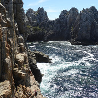 Départ des voies de la Grande Falaise