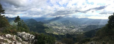 Vue du sommet du Mont Peney