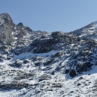 Bec Blanc à droite et mont Paramont à gauche versant vallon des Usselettes