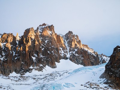 [Concours Photo Sophie 2020] Première lueurs sur le Y de l'Aiguille d'Argentière
