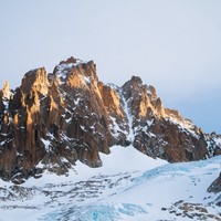 [Concours Photo Sophie 2020] Première lueurs sur le Y de l'Aiguille d'Argentière