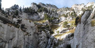 Cirque et couloir d'attaque de le la tour Cirque et couloir d'attaque de le la tour
