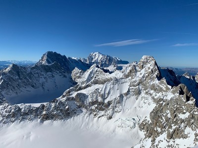 Leschaux, Jorasses, Dent du Géant, Triolet Leschaux, Jorasses, Dent du Géant, Triolet
