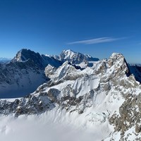 Leschaux, Jorasses, Dent du Géant, Triolet