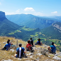 Contemplation sur la crête de Serre Cocu
