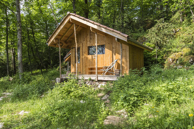 La cabane de la forêt (location mars à octobre) La cabane de la forêt (location mars à octobre)