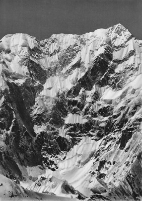 Le Kangchenjunga (8603 m), vu du glacier de Zemu - photo de Vittorio Sella en 1899 Le Kangchenjunga (8603 m), vu du glacier de Zemu - photo de Vittorio Sella en 1899