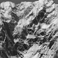 Le Kangchenjunga (8603 m), vu du glacier de Zemu - photo de Vittorio Sella en 1899