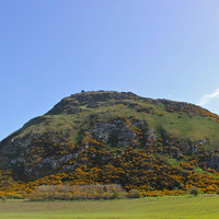 A view of North Berwick Law, North Berwick, East Lothian.