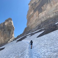 Montée côté français en été