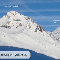Aiguille du Goléon - Versant SE