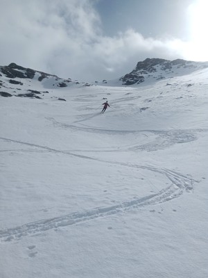Bei pendii nel vallone della Vaudalettaz Bei pendii nel vallone della Vaudalettaz