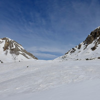 Le col Sereina et le début de la traversée