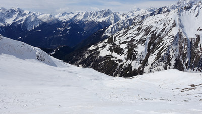 Vue de la première combe Vue de la première combe