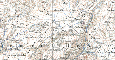 Ancien cadastre, fond de carte vers 1900 basé sur : Office fédéral de topographie swisstopo Ancien cadastre, fond de carte vers 1900 basé sur : Office fédéral de topographie swisstopo