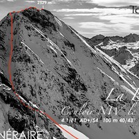 La Bonida Couloir NW le dérobé