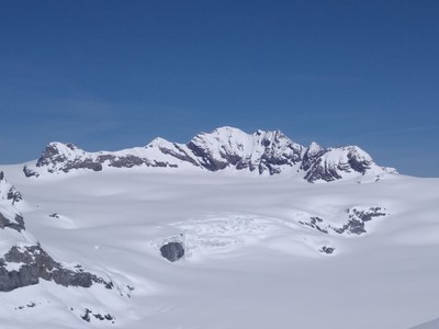 Clariden vu de la Fuorcla da Cavrein