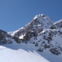 Fuorcla da Cavrein - versant N - et Gross Düssi