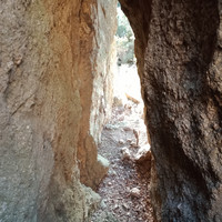 Depuis le couloiur, la grotte...