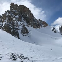 Pic du béal traversier vu du col de clapouse