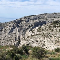 Les petelins depuis la crête de l’étret. 