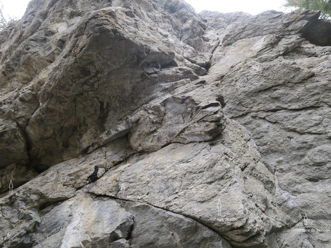Vue de Monolithe de la Chauffria (La Poya)