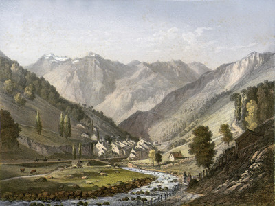Barèges et la vallée du Bastan par Charles Mercereau, 1853-1864