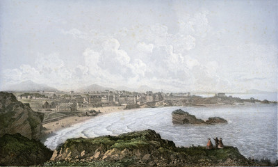 Biarritz et la fin des Pyrénées par Charles Mercereau, 1853-1864