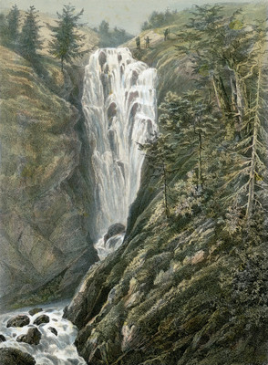 Cascade de Trémes-Aïgues, Vallée de Grip par Charles Mercereau, 1853-1864
