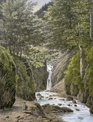 Cascade des Demoiselles par Charles Mercereau, 1853-1864