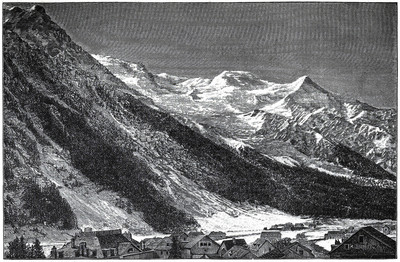 Mont Blanc vu de la fenêtre de l'hôtel par Aubrey Le-Blond / Elisabeth Hawkins-Whitshed Mont Blanc vu de la fenêtre de l'hôtel par Aubrey Le-Blond / Elisabeth Hawkins-Whitshed