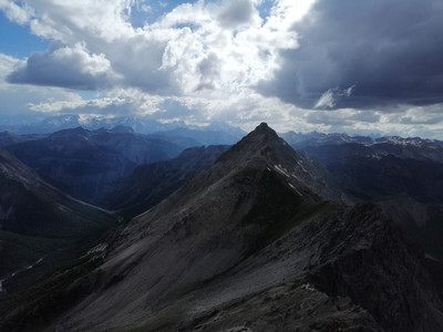 Depuis l'Aiguille d'arbour 
