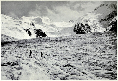Glacier Morteratsch et Piz Bernina par Aubrey Le-Blond / Elisabeth Hawkins-Whitshed Glacier Morteratsch et Piz Bernina par Aubrey Le-Blond / Elisabeth Hawkins-Whitshed