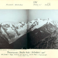 Panorama du Dashi kok par Vittorio Sella 1890