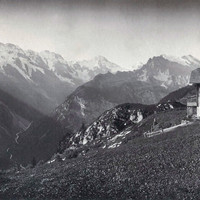 Les faces N de Mürren par Braun en 1860
