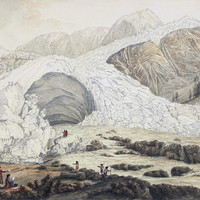 Source de l'Arveyron vers 1790 par M. T. Bourrit