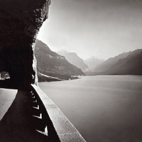 Axenstrasse et lac d'Uri par Braun