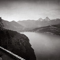 Lac d'Uri, Brunnen, Schwytz et les Mythen par Braun