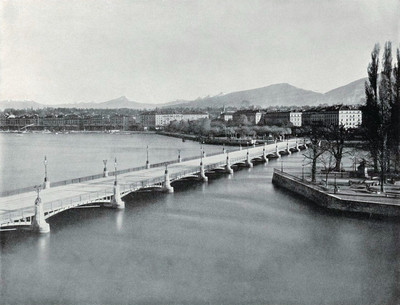 Sortie du Léman par Braun Sortie du Léman par Braun