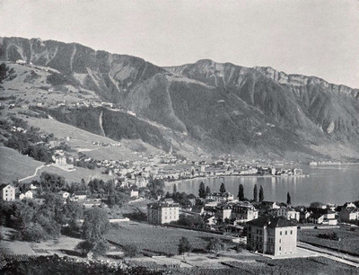 Montreux, Glion et Rochers de Naye par Braun Montreux, Glion et Rochers de Naye par Braun