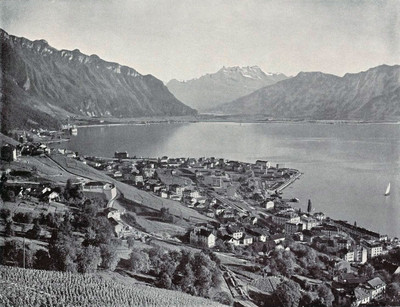 Montreux, Rochers de Naye, Dents du Midi Montreux, Rochers de Naye, Dents du Midi